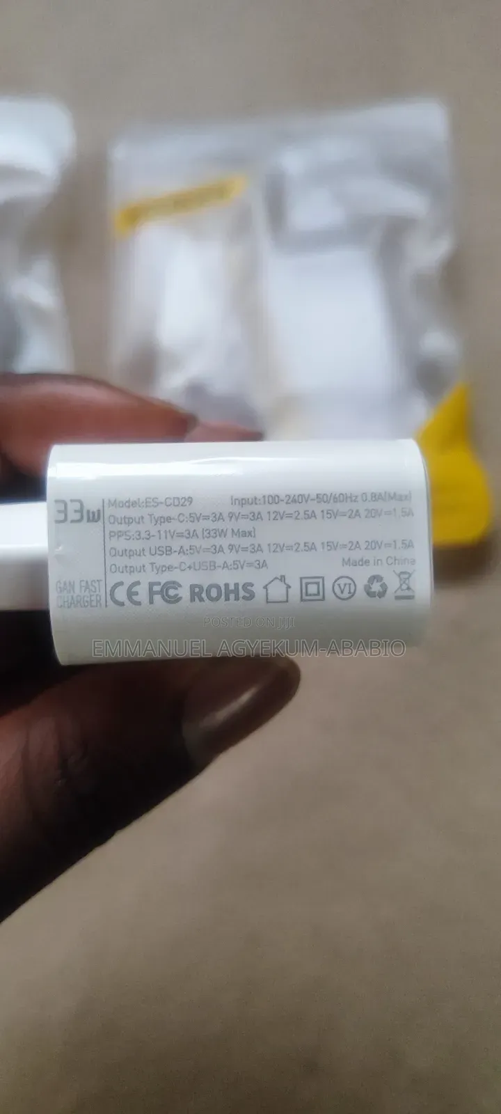 Essager 33w Gan Pd Charger