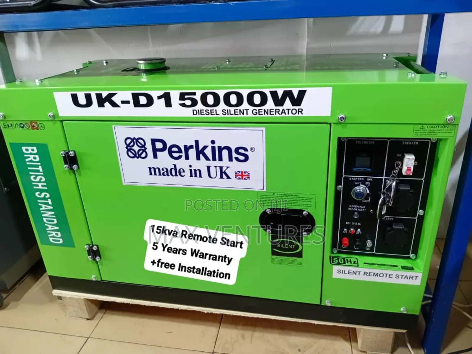 Perkins Perkins Diesel 15kva Generator 15kw