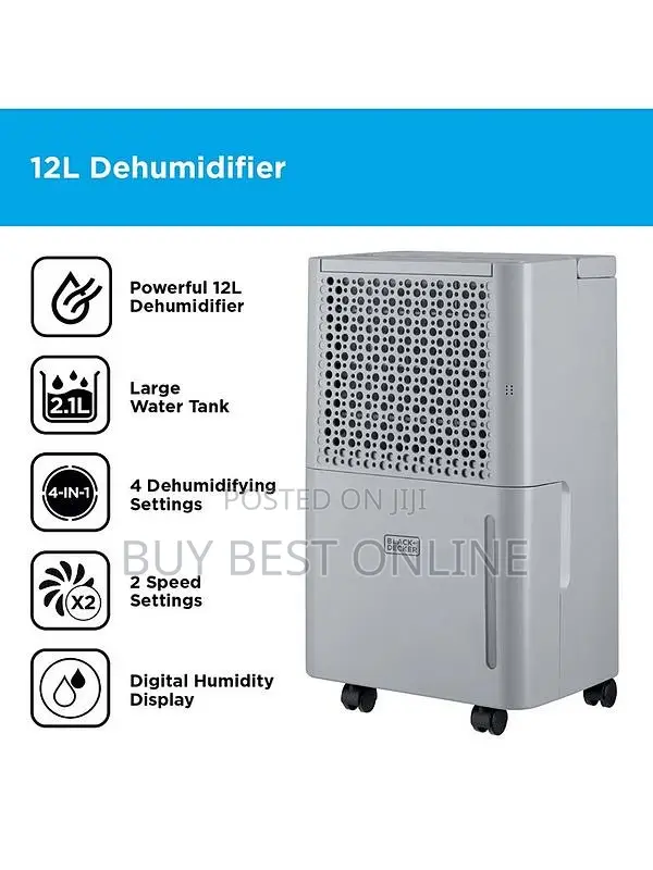 12l Black and Decker Dehumidifier