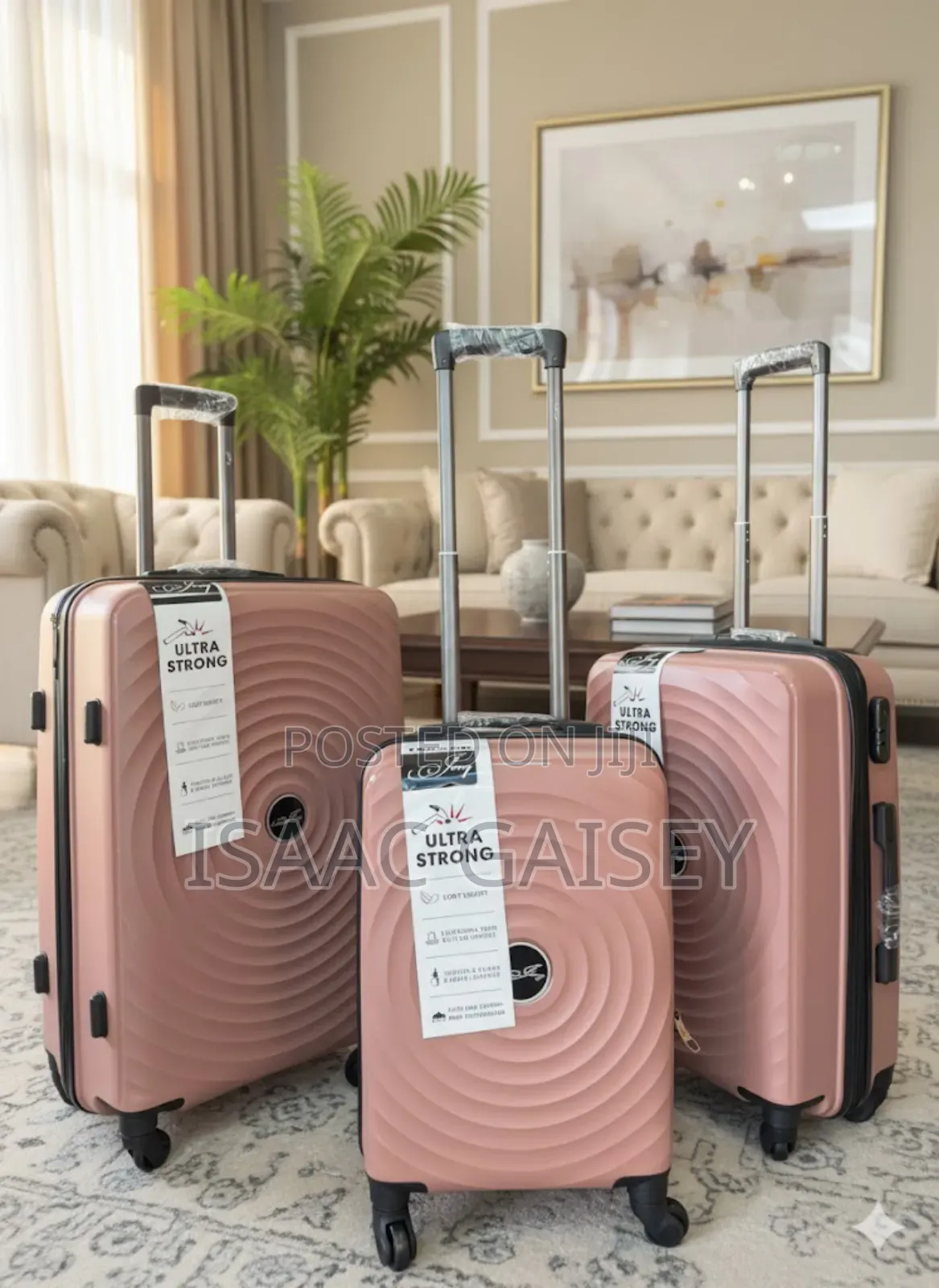 3set Ultra Strong Anticrake Luggages
