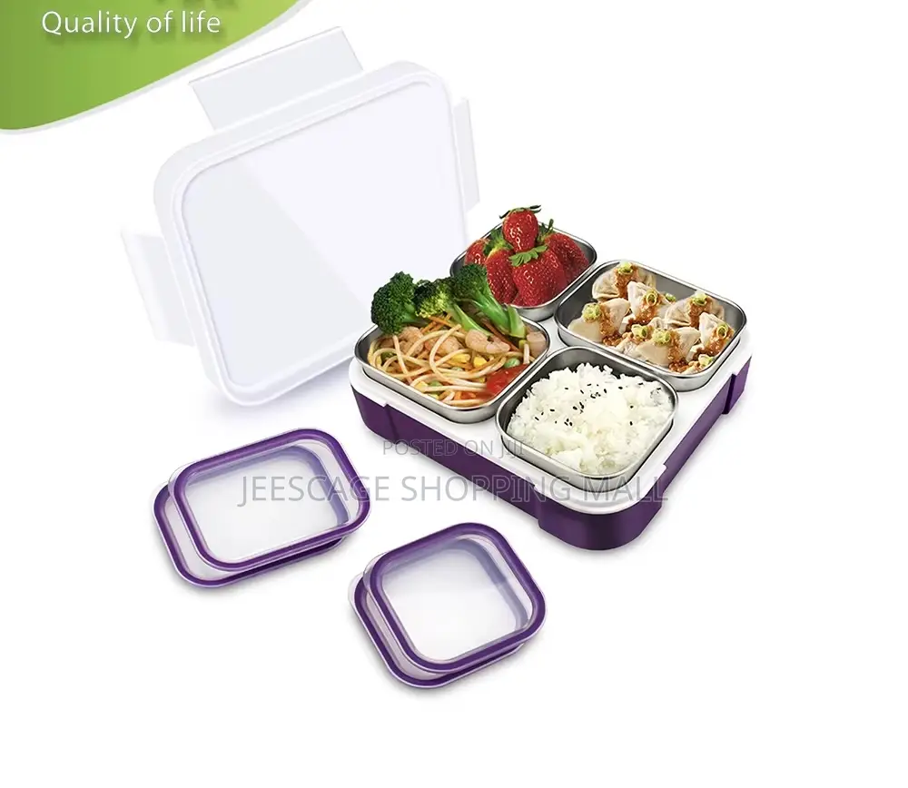 4 Compartment Bento Lunch Box