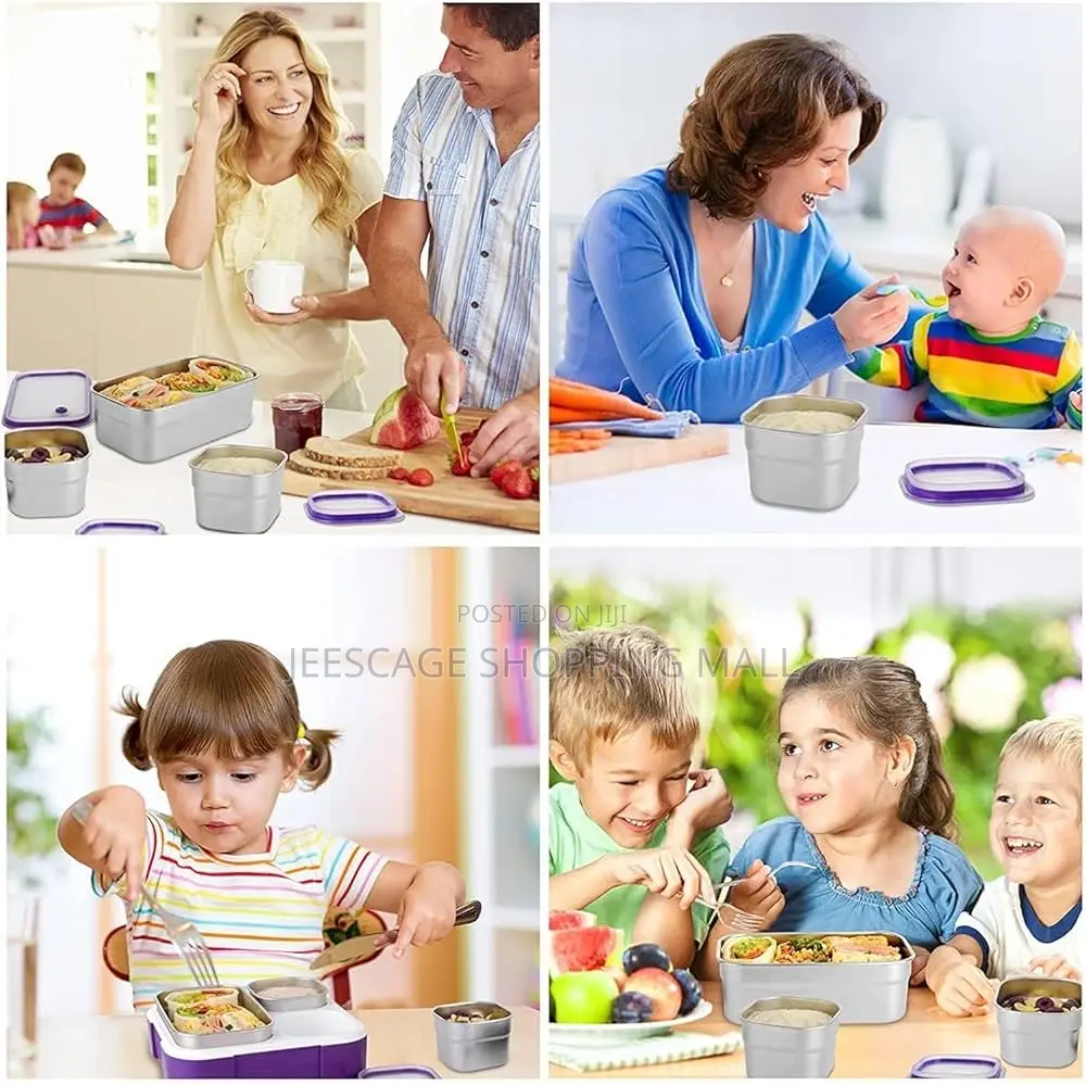 4 Compartment Bento Lunch Box