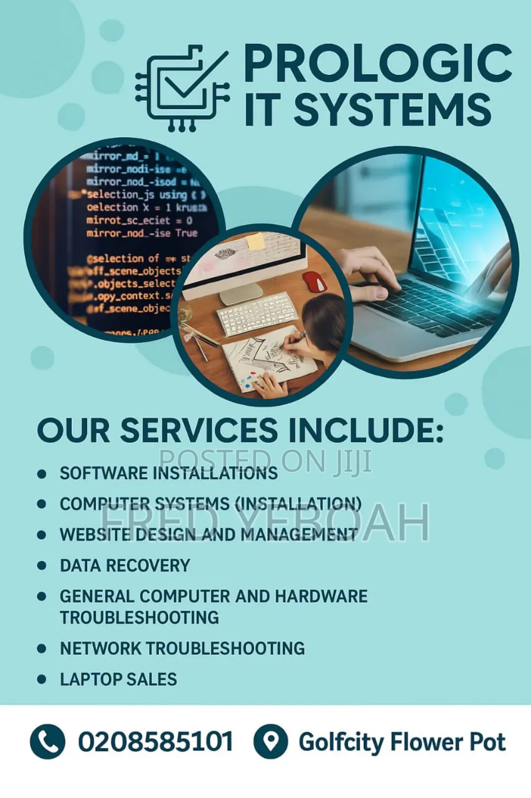 Computer Services Expert in Software and Hardware Troubleshooting