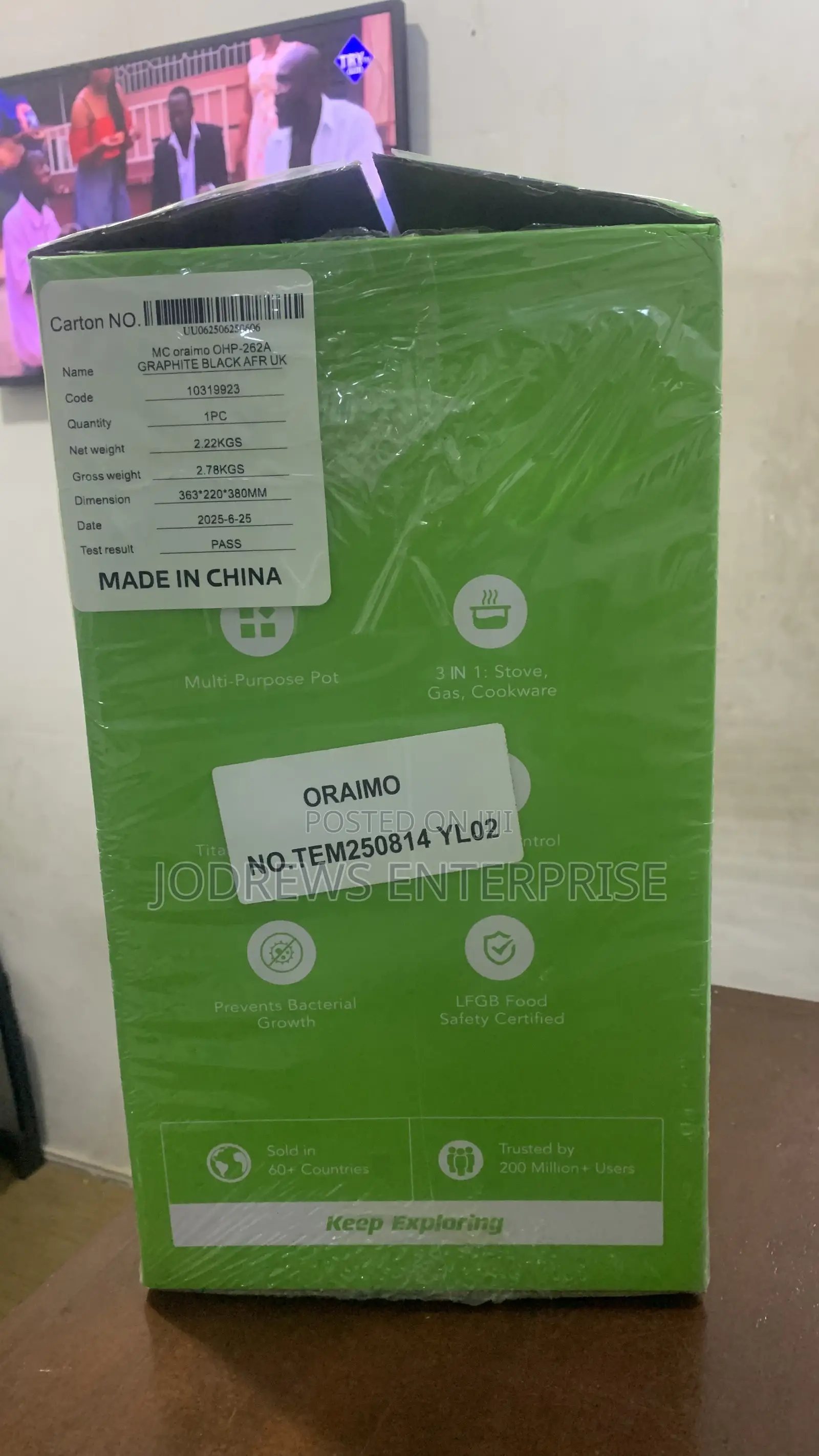 Oraimo Multipot S1 Lite 6l Energy-Saving Electric Pot