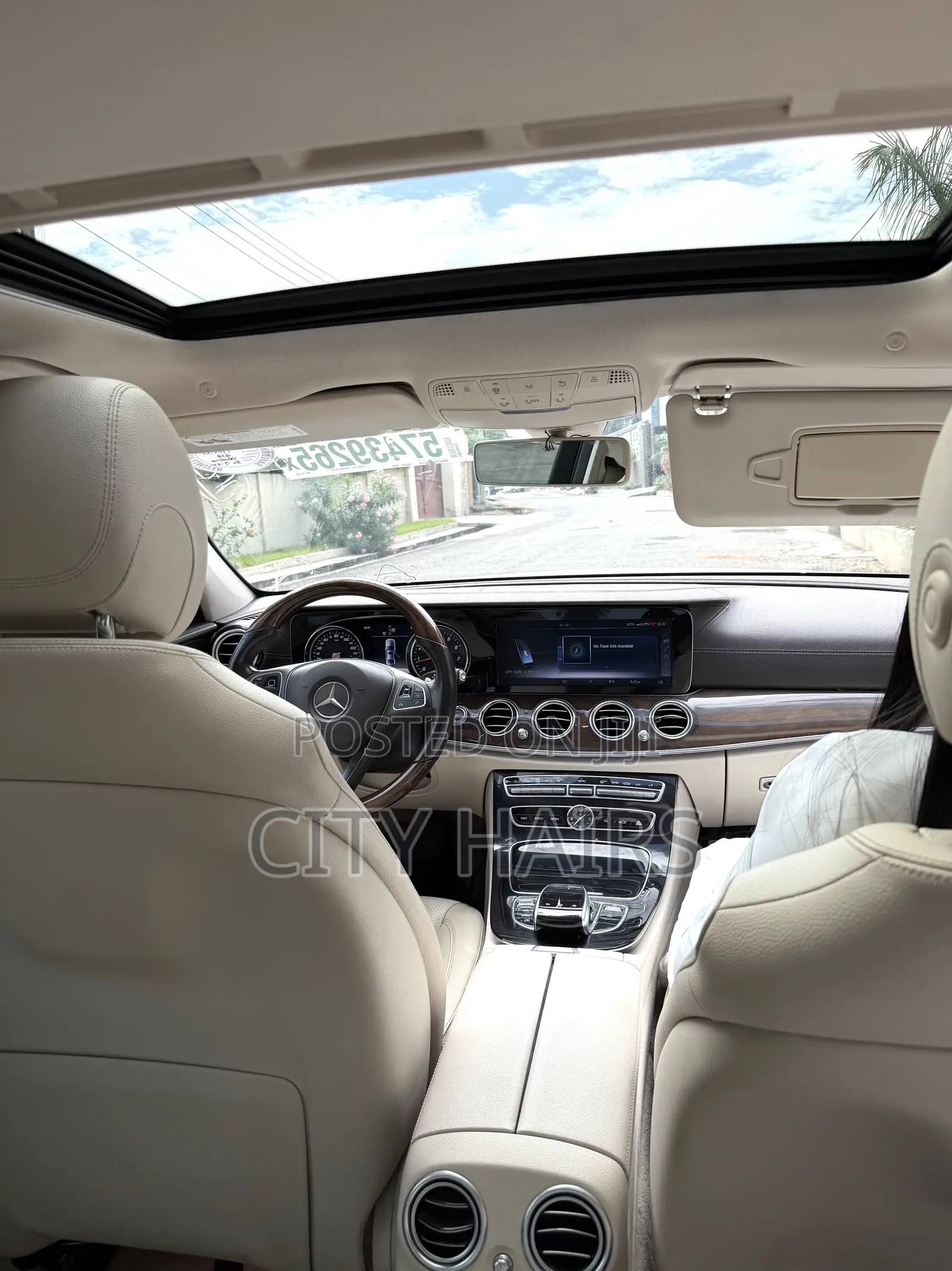 Mercedes-Benz E300 4Matic AWD Sedan (2.0L 4cyl 9A) 2017 White