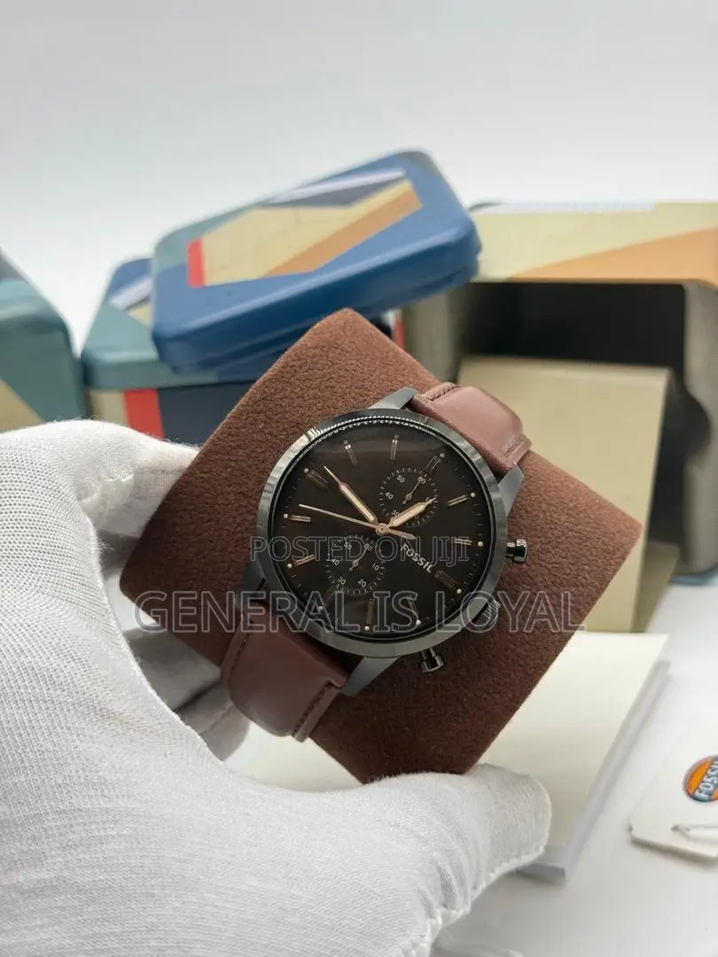 Fossil Men’S Watch With Original Leather