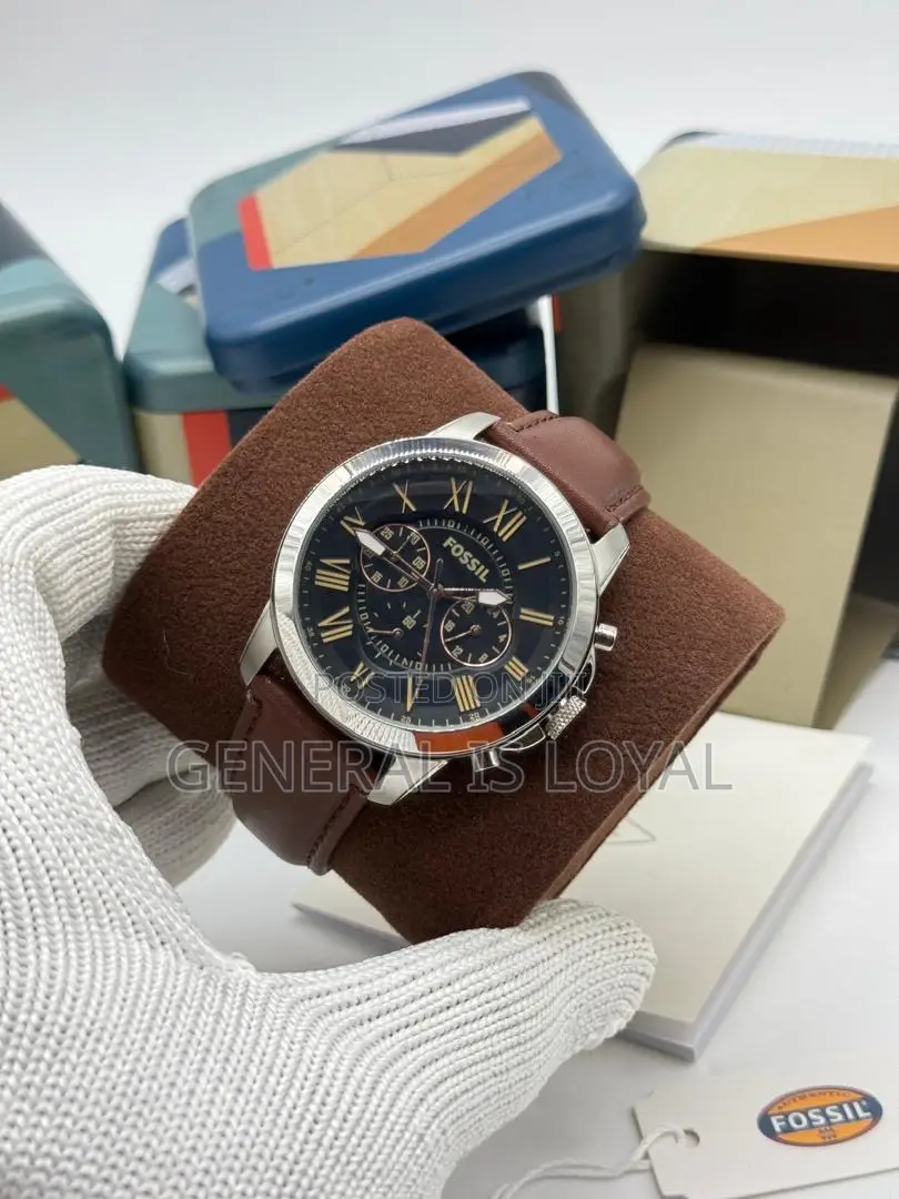 Fossil Men’S Watch With Original Leather