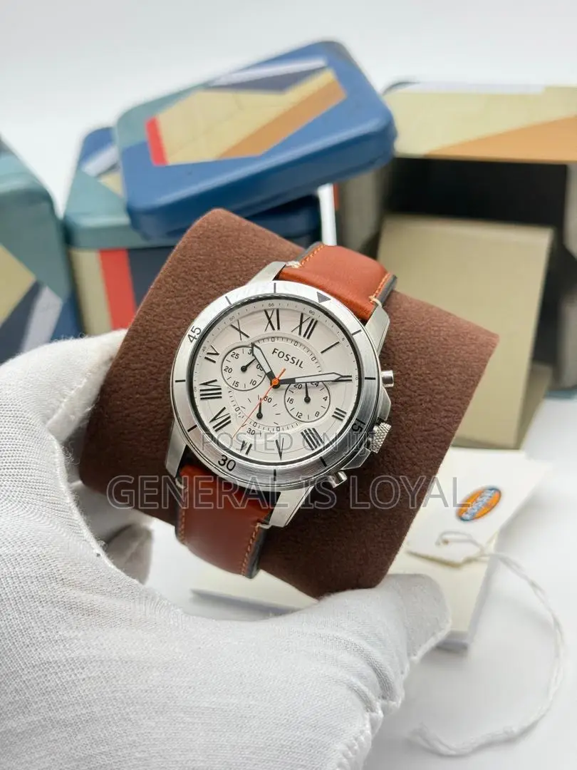 Fossil Men’S Watch With Original Leather