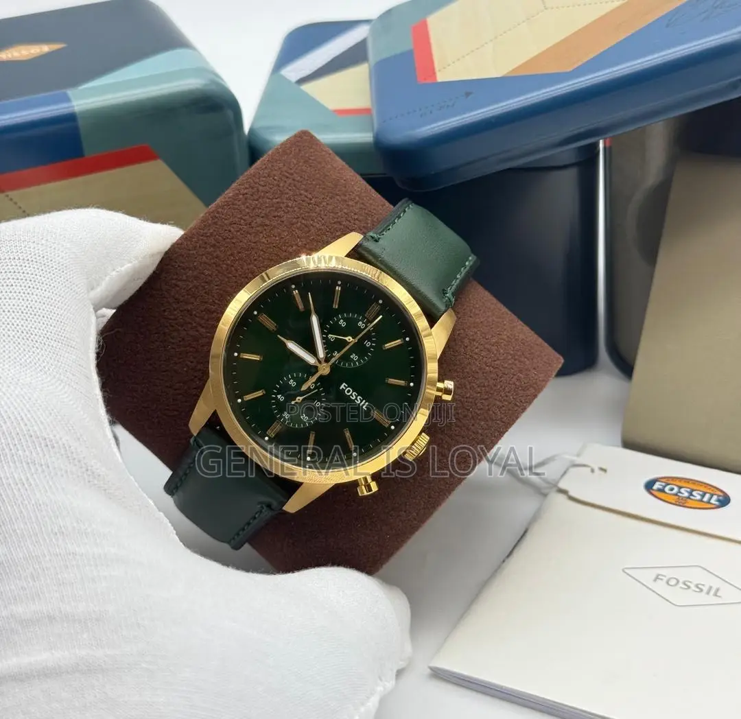 Fossil Men’S Watch With Original Leather