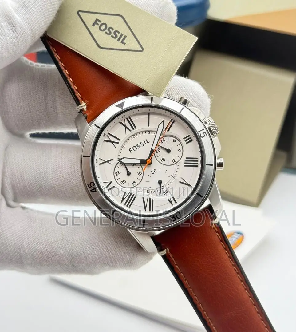 Fossil Men’S Watch With Original Leather