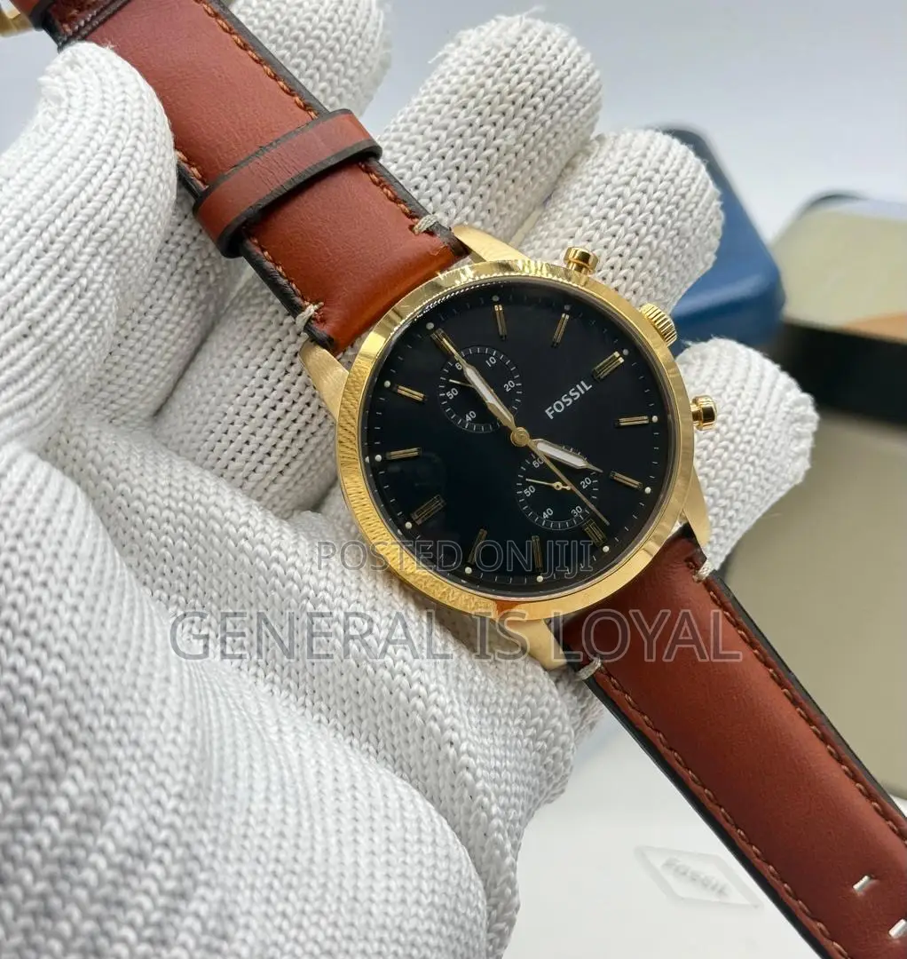 Fossil Men’S Watch With Original Leather