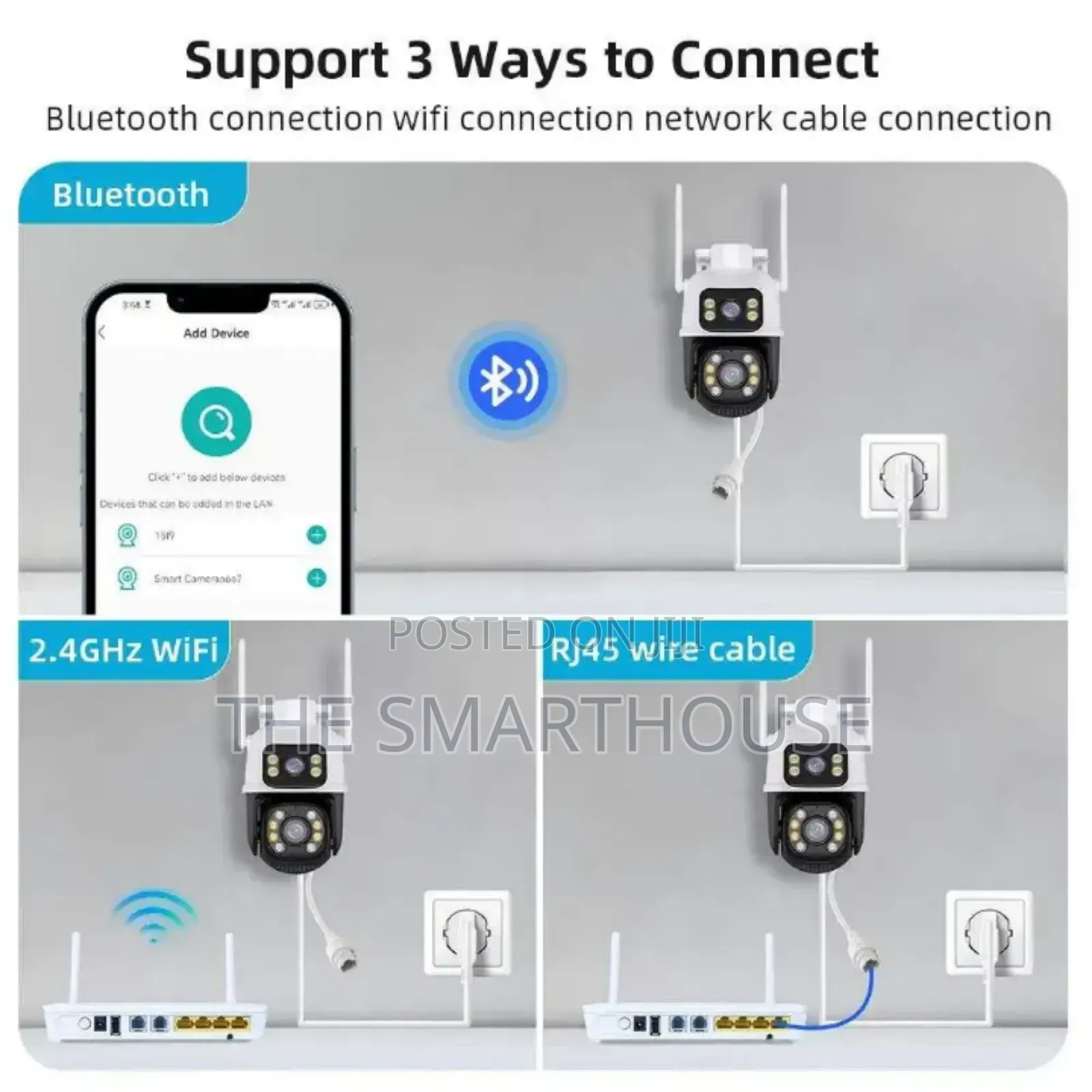6mp Dual-Lens* 9ch Wireless NVR Kit (Viewing 4 Directions )