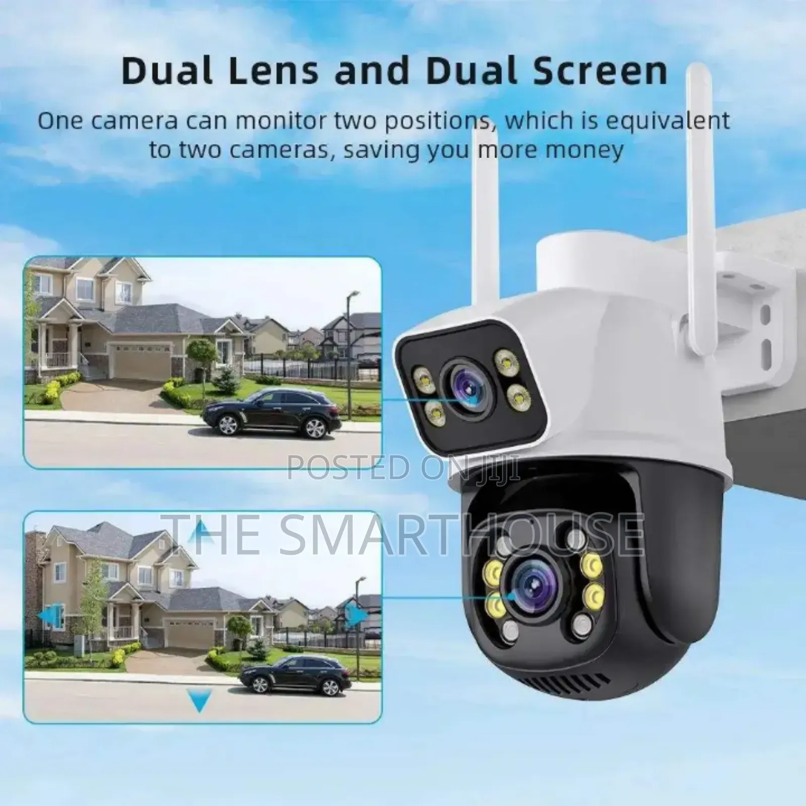 6mp Dual-Lens* 9ch Wireless NVR Kit (Viewing 4 Directions )