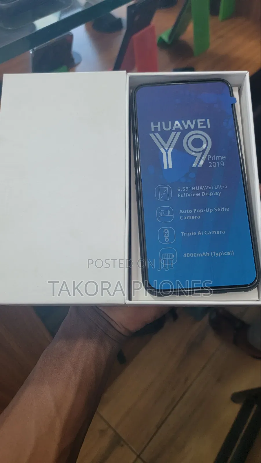 New Huawei Y9 Prime 2019 128 GB Black