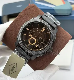 Fossil Machine Chronograph Black Ion-plated Stainless  Men's Watch