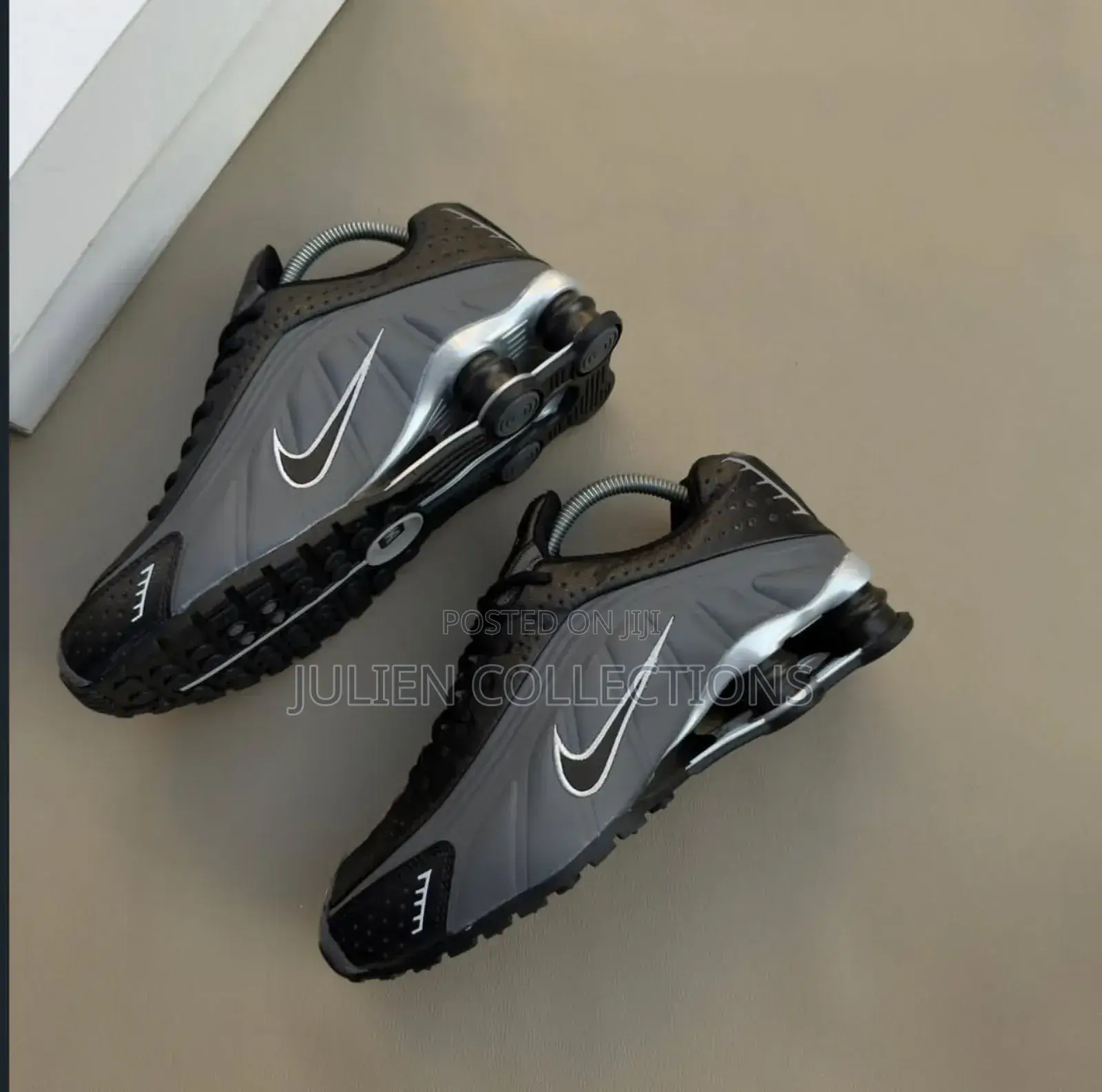 Nike Air Shox Ash Black and Silver