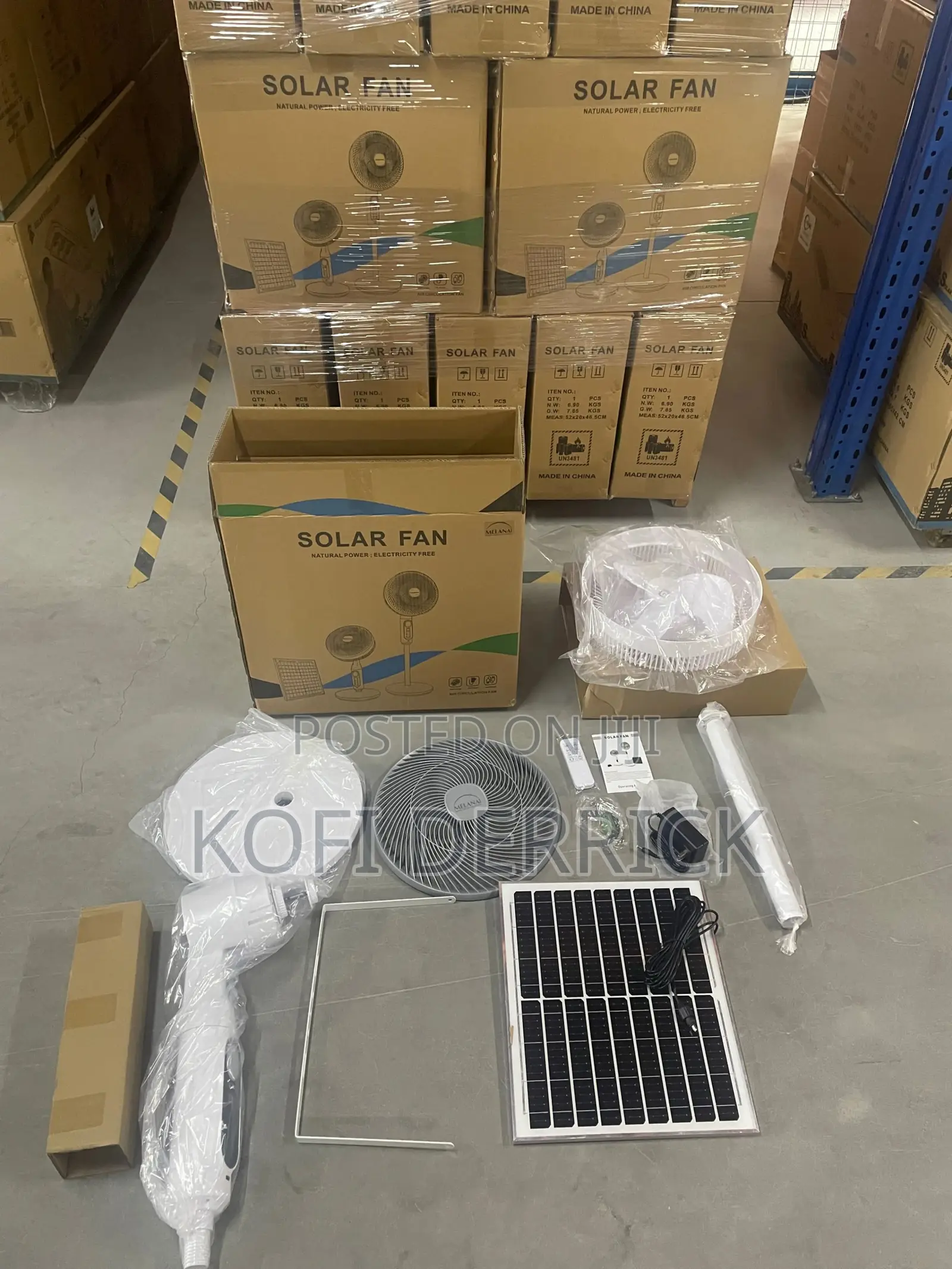 Rechargeable Solar Fan - Solar Fan