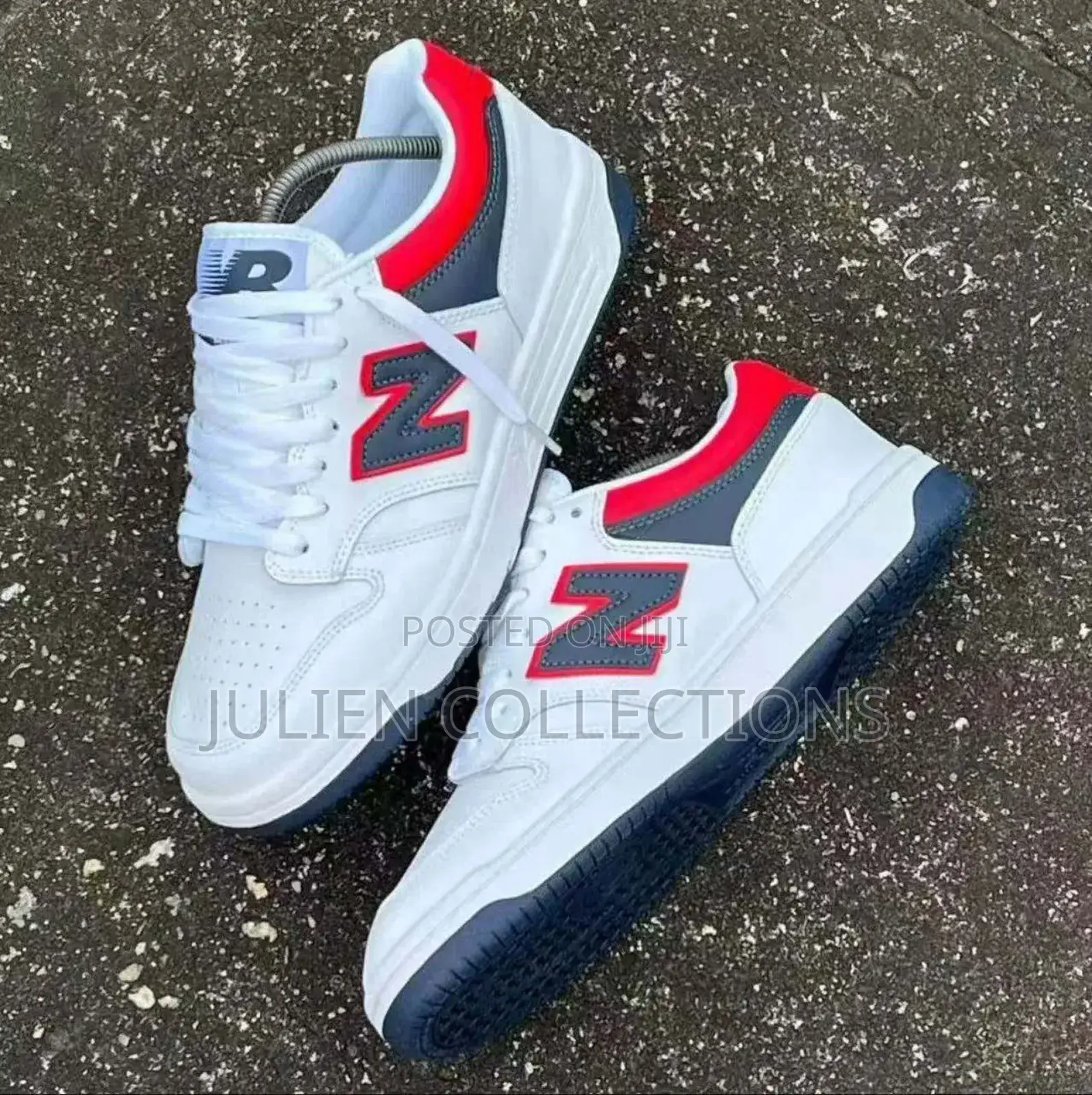 New Balance Nb 480 White Red and Blue