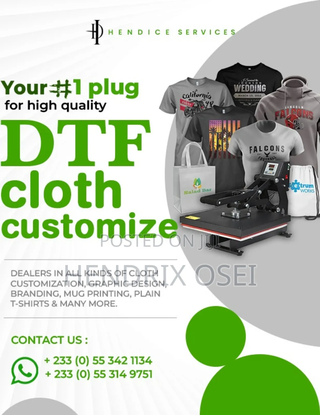 T Shirt Printing and Customisation