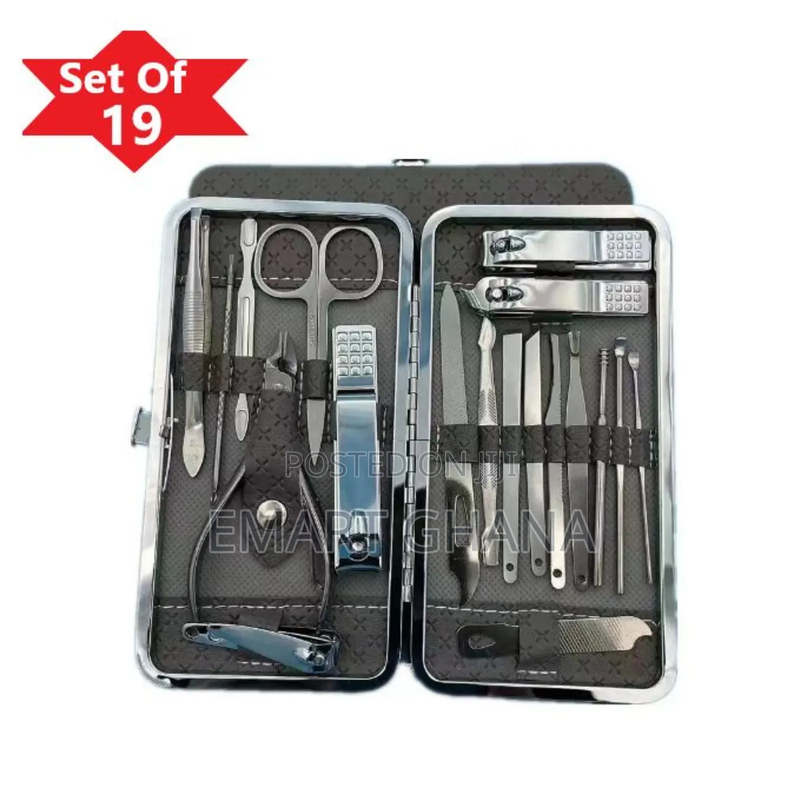 Manicure Nail Clippers Kit Pedicure Set Nail 19pcs