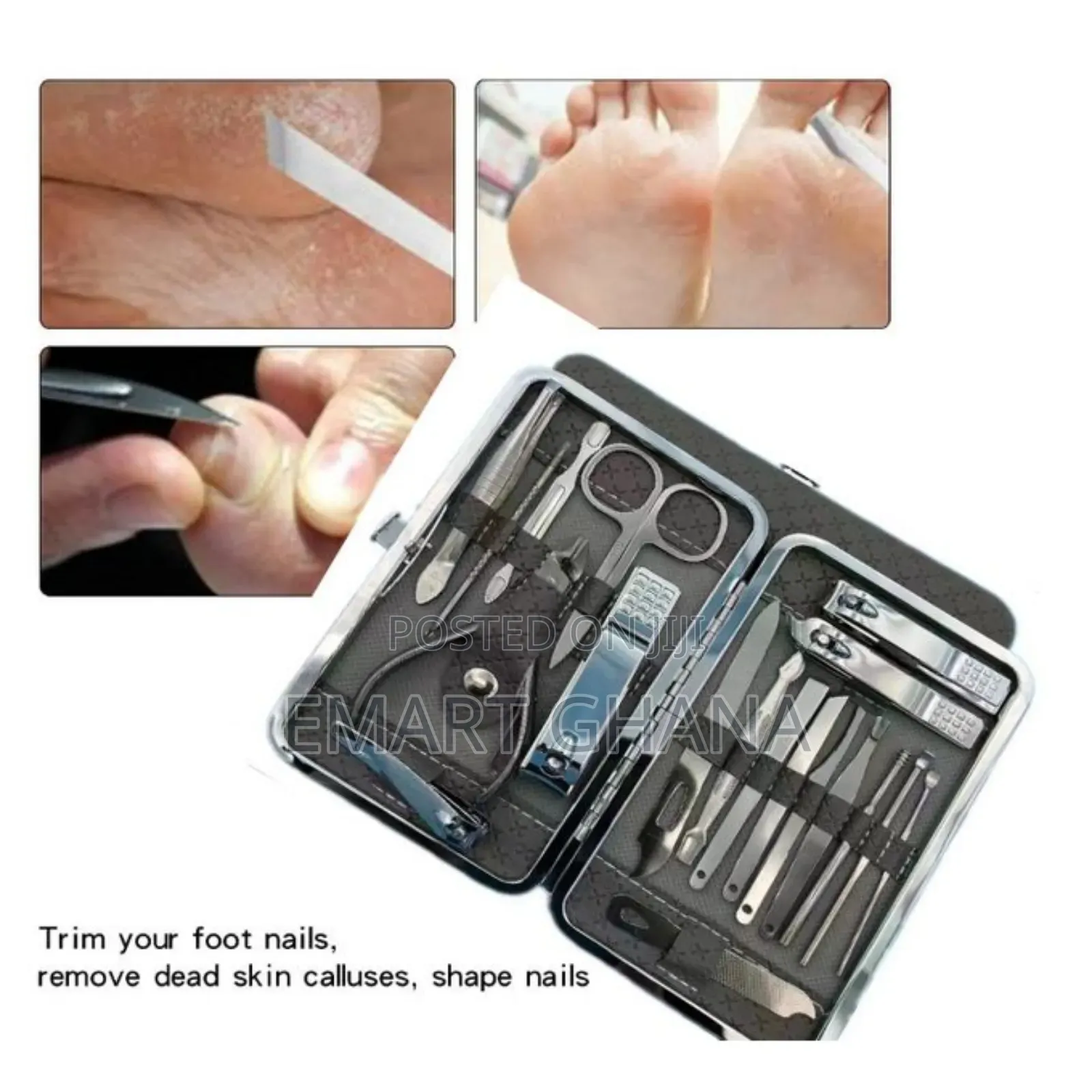 Manicure Nail Clippers Kit Pedicure Set Nail 19pcs