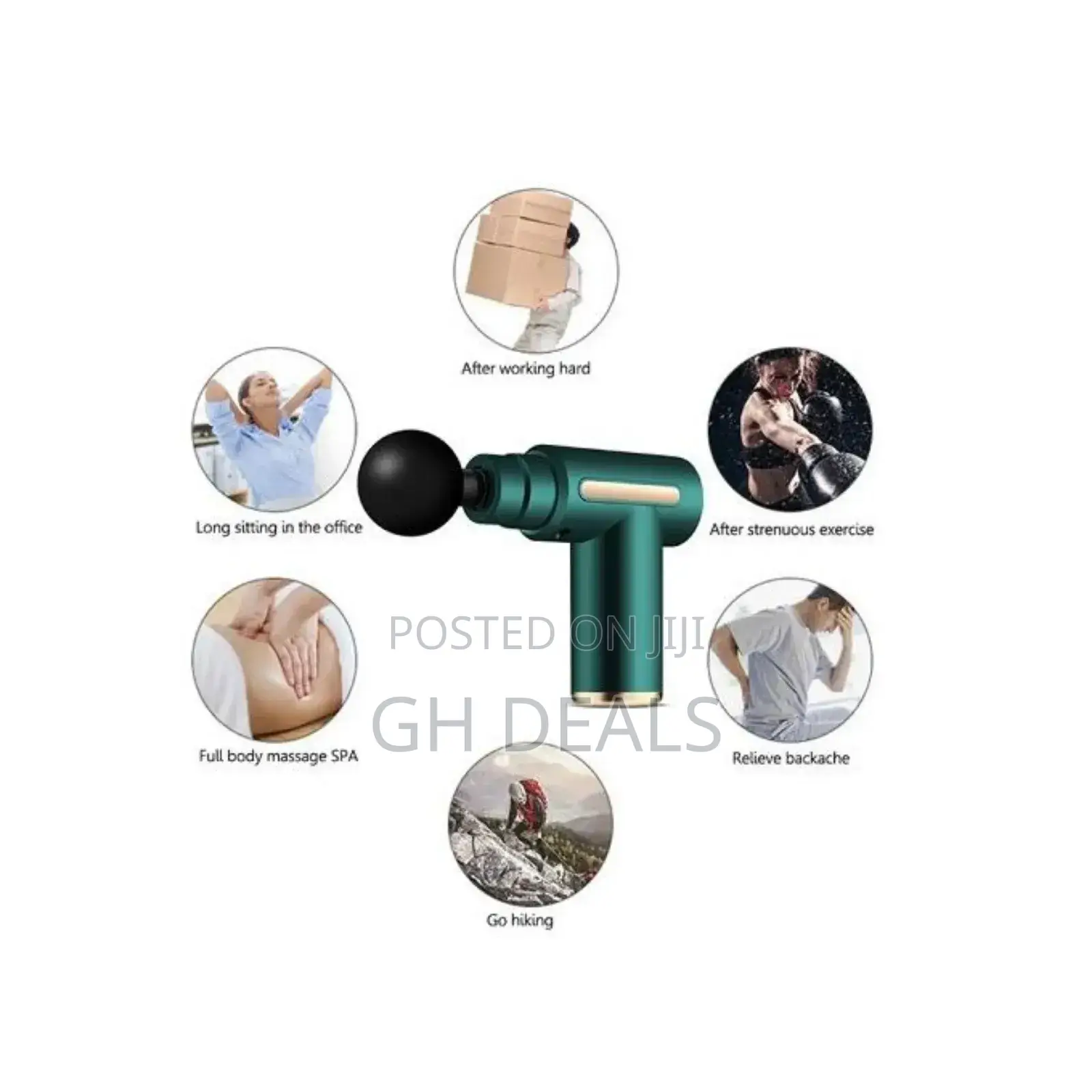 Electric Massager Handheld Massager Gun Neck Vertebra Back Muscle
