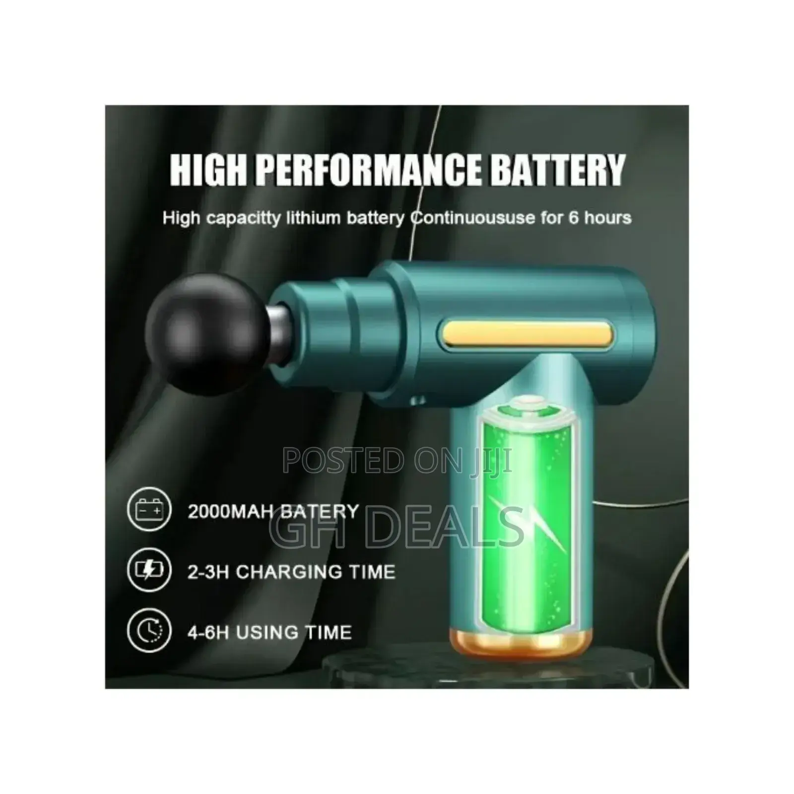 Electric Massager Handheld Massager Gun Neck Vertebra Back Muscle