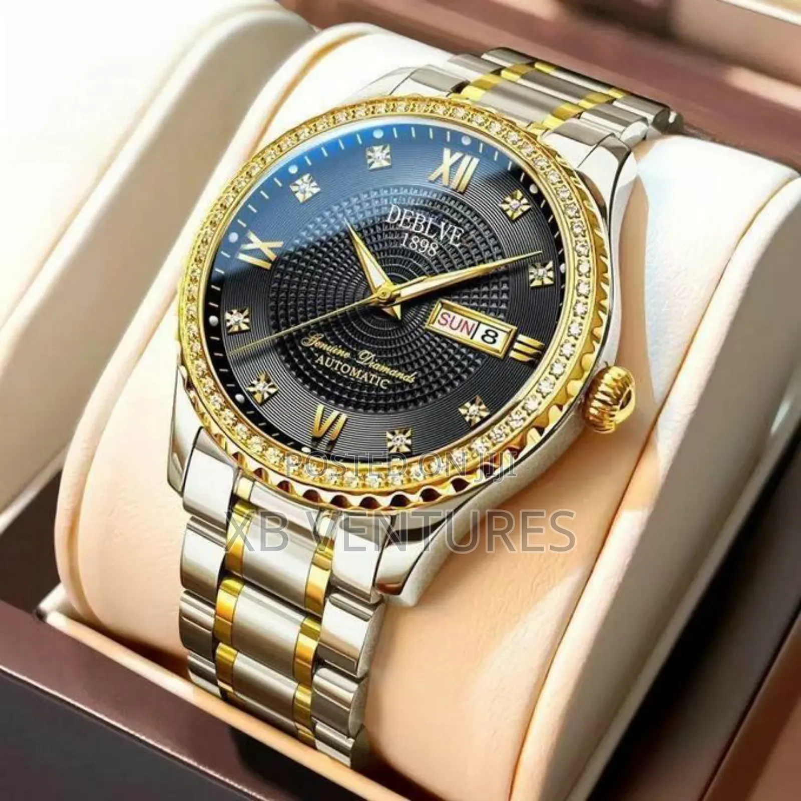 Deblve Men's Fashion Waterproof Business Watch