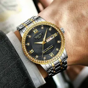 Deblve Men's Fashion Waterproof Business Watch