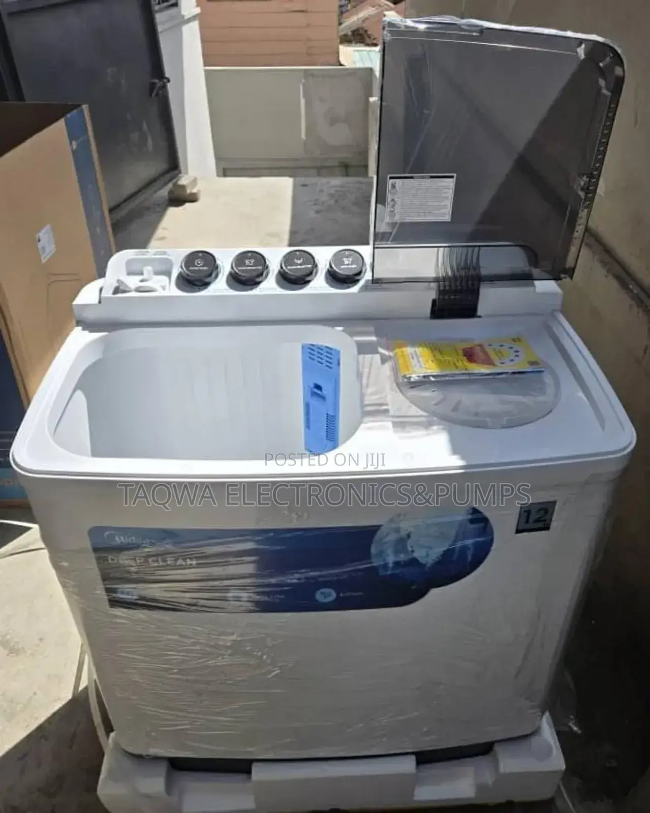 12kg Midea Twin Tub Washing Machine