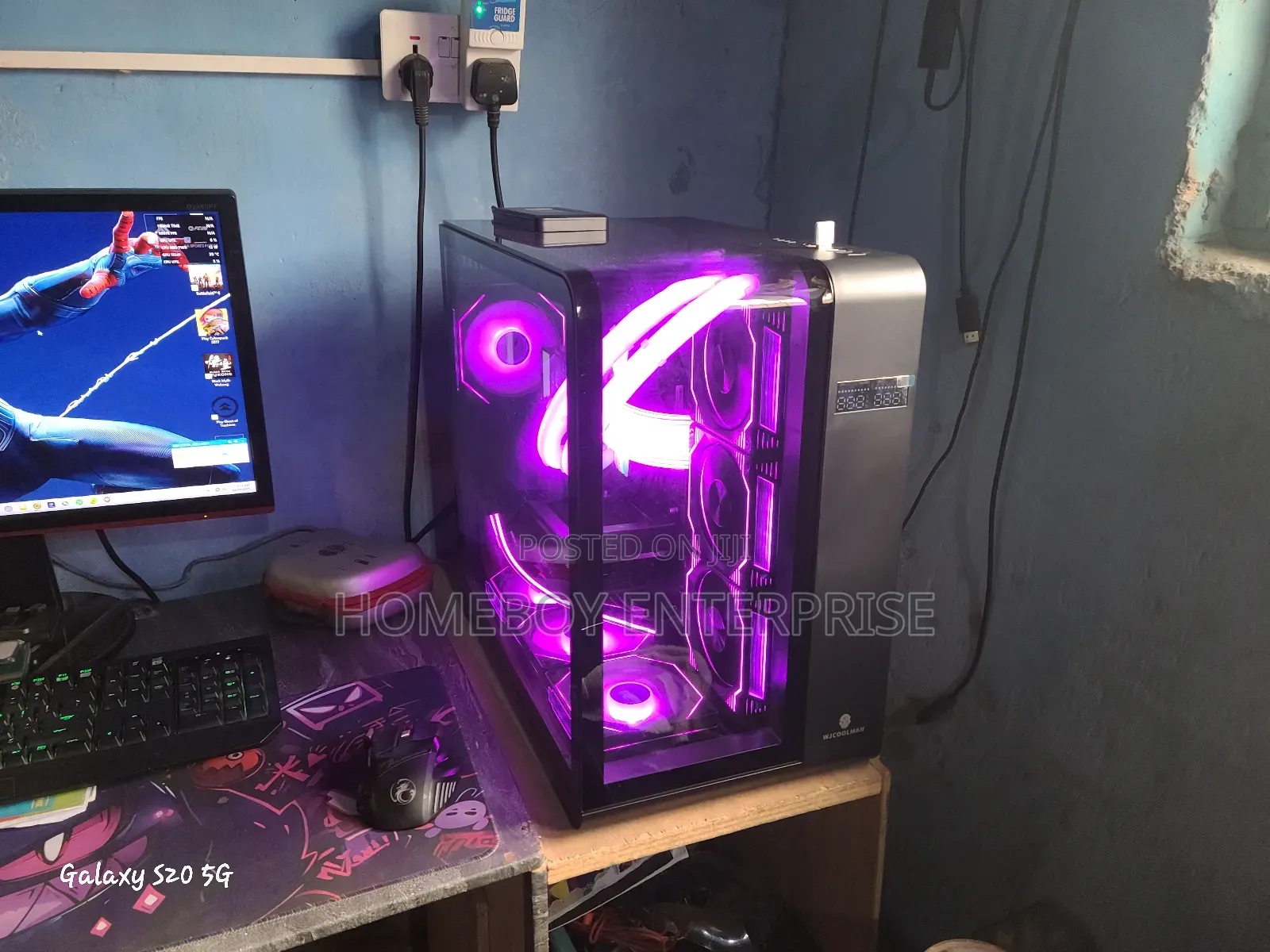 Atx Gaming Case With Complete Argb Fans