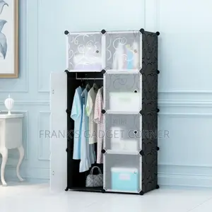 8 Cubes Plastic Wardrobe