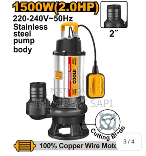 Ingco 1500w Sewage Submersible Pump 2.0hp