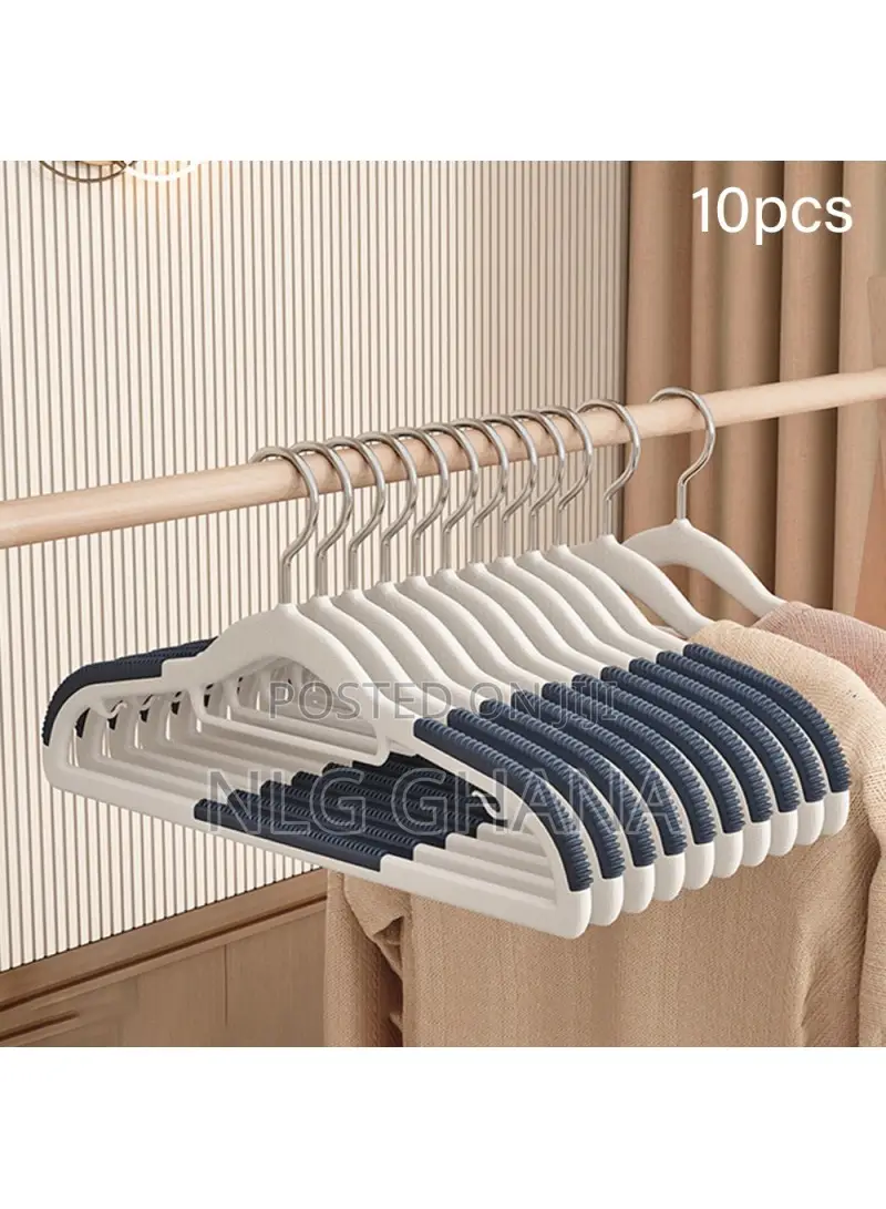 10pcs Traceless Clothes Hangers Non Slip Abs Stainless. Tvx25068