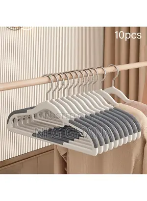 10pcs Traceless Clothes Hangers Non Slip Abs Stainless. Tvx25068