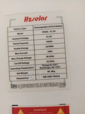 Solar Lithium Battery