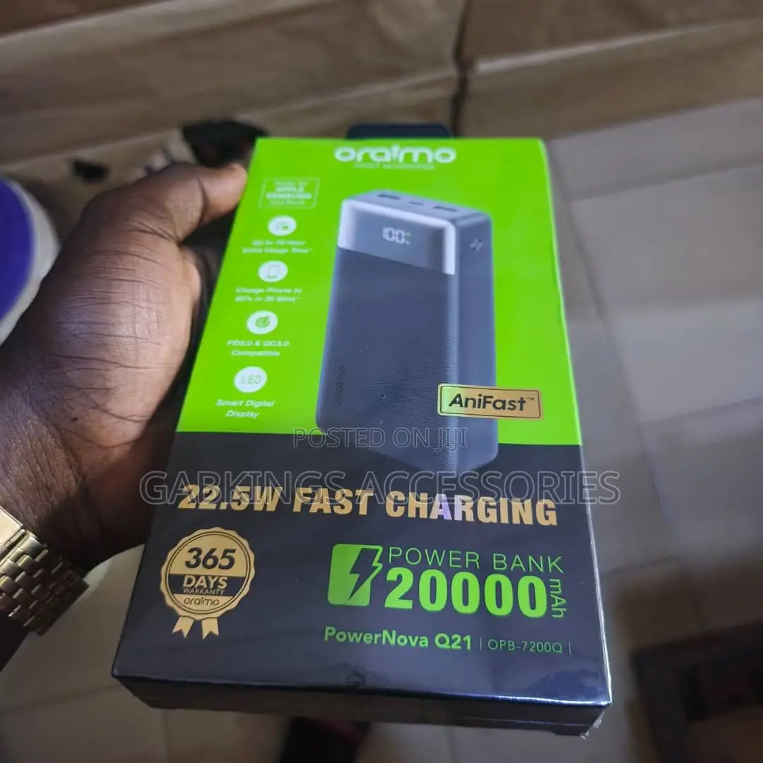 Oraimo Powernova Q21a -20,000 Capacity Powerbank