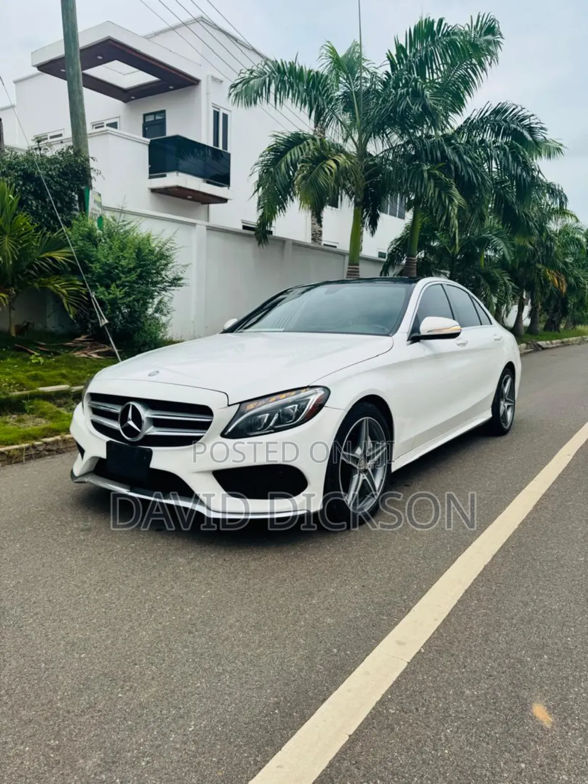 Mercedes-Benz C300 Sport 4dr AWD 4Matic Sedan (2.0L 4cyl 7A) 2015 White
