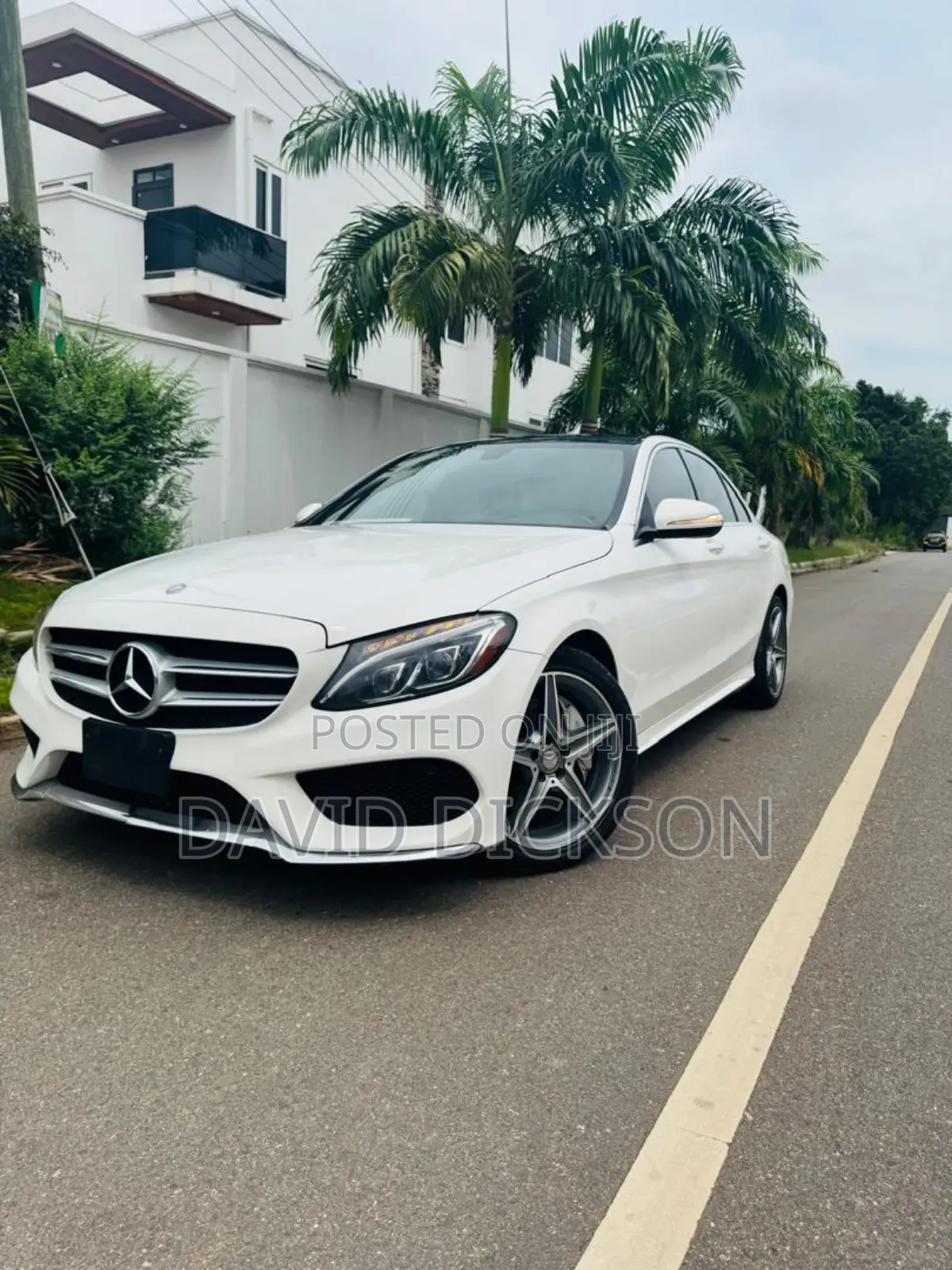 Mercedes-Benz C300 Sport 4dr AWD 4Matic Sedan (2.0L 4cyl 7A) 2015 White