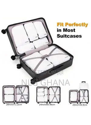 8pcs Travel Organizer Set Outdoor Trips Tote Pouch. Tvx28107