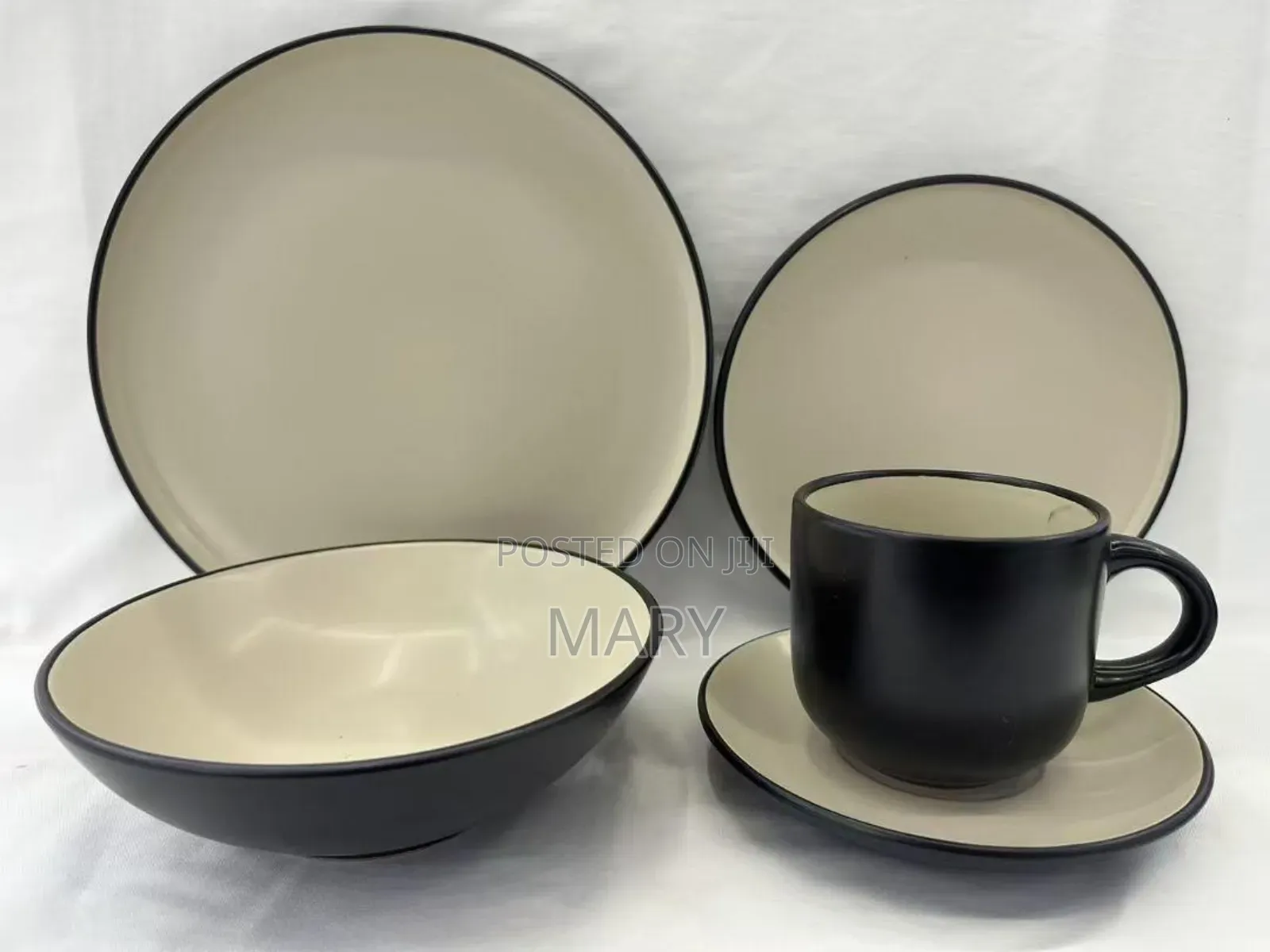 16pcs Dinner Set Ceramic Bowls And Cups
