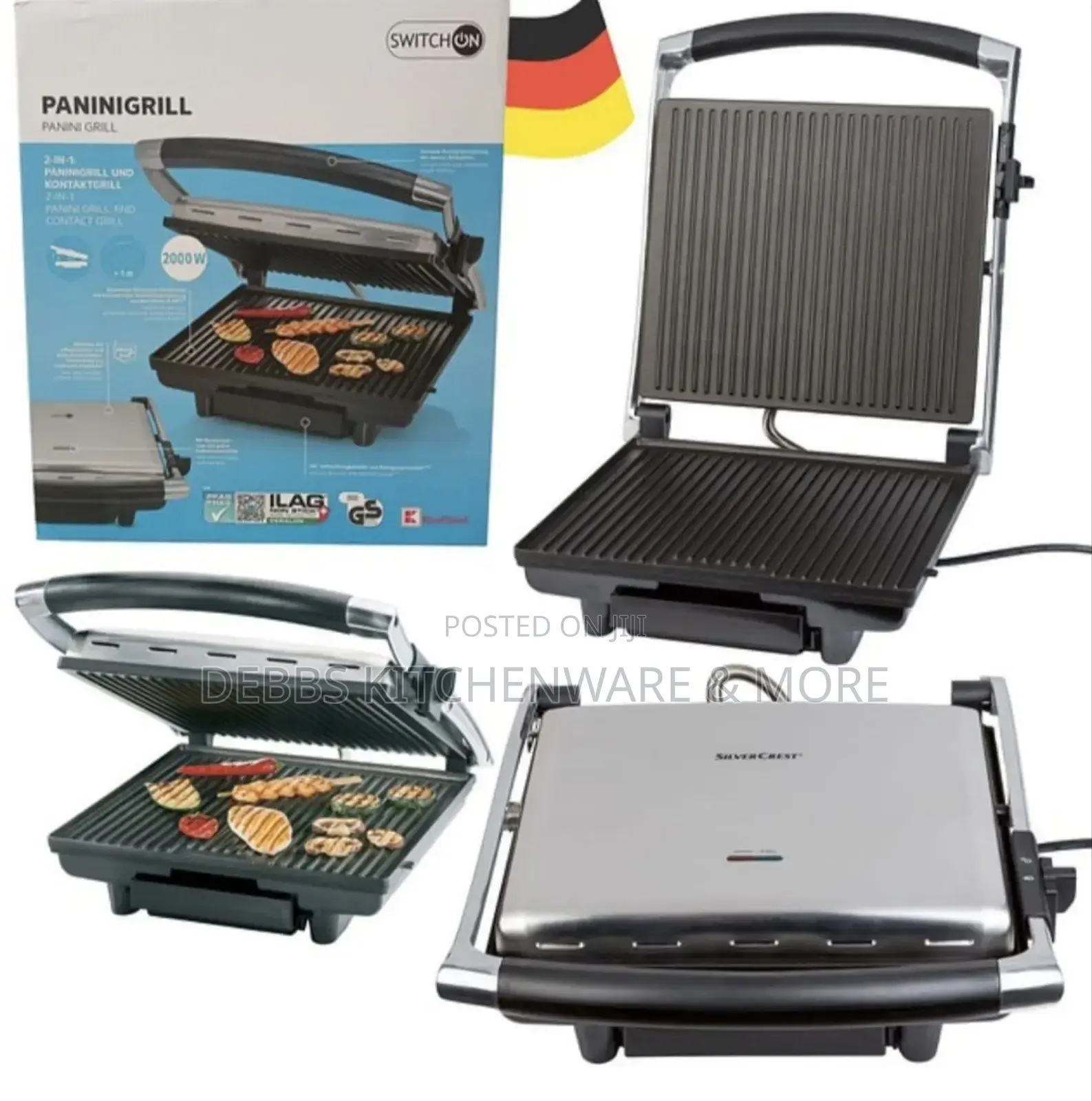 Kuafland Panini Grill From Germany