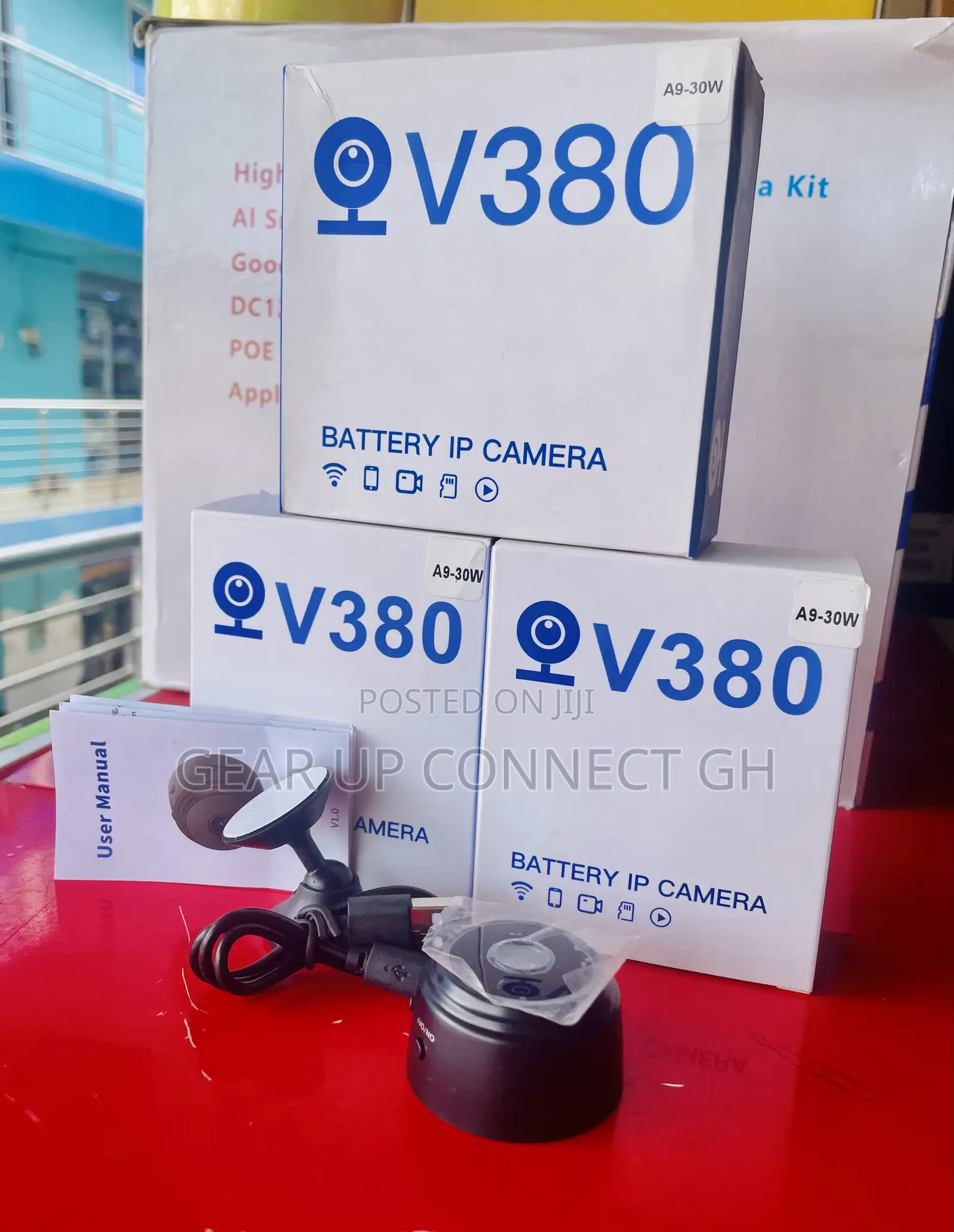 V380 Battery Wifi Ip Camera (Spy Camera 1080p)