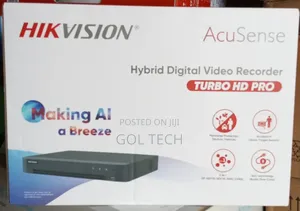 4ch Hikvision DVR / 5mp Hybrid Acusense Recorder Ids-7204hqhi-M1/Xt