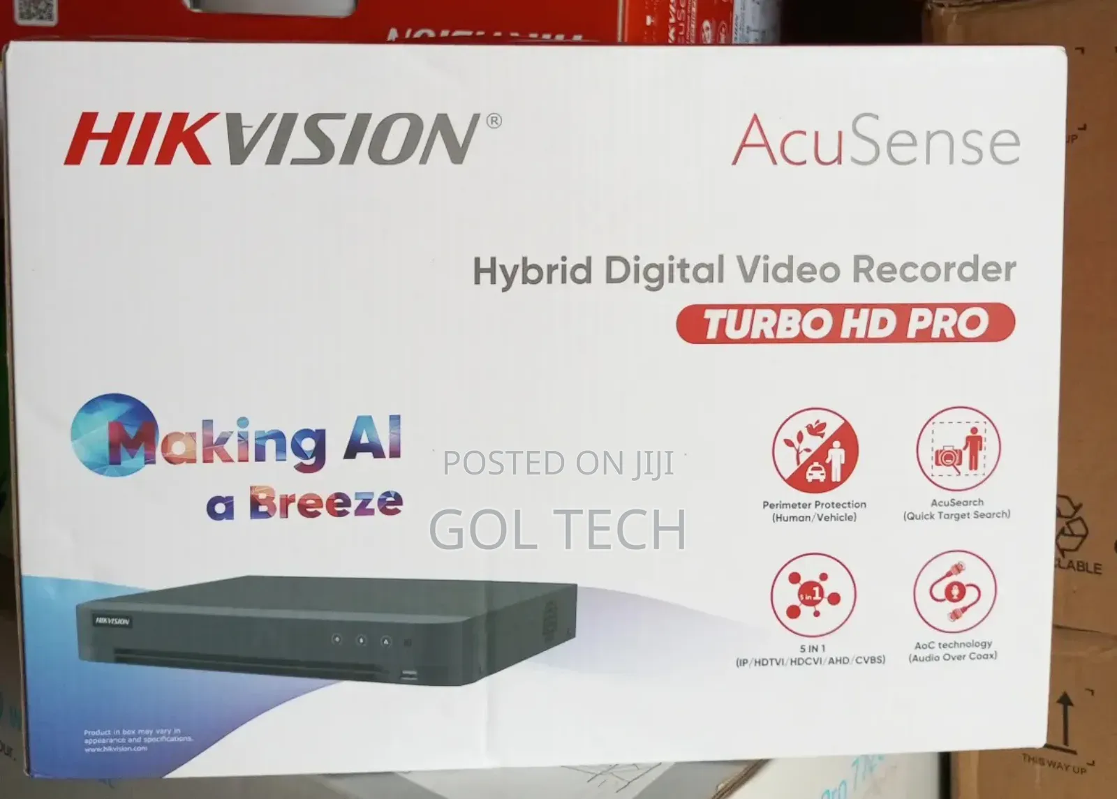 4ch Hikvision DVR / 5mp Hybrid Acusense Recorder Ids-7204hqhi-M1/Xt