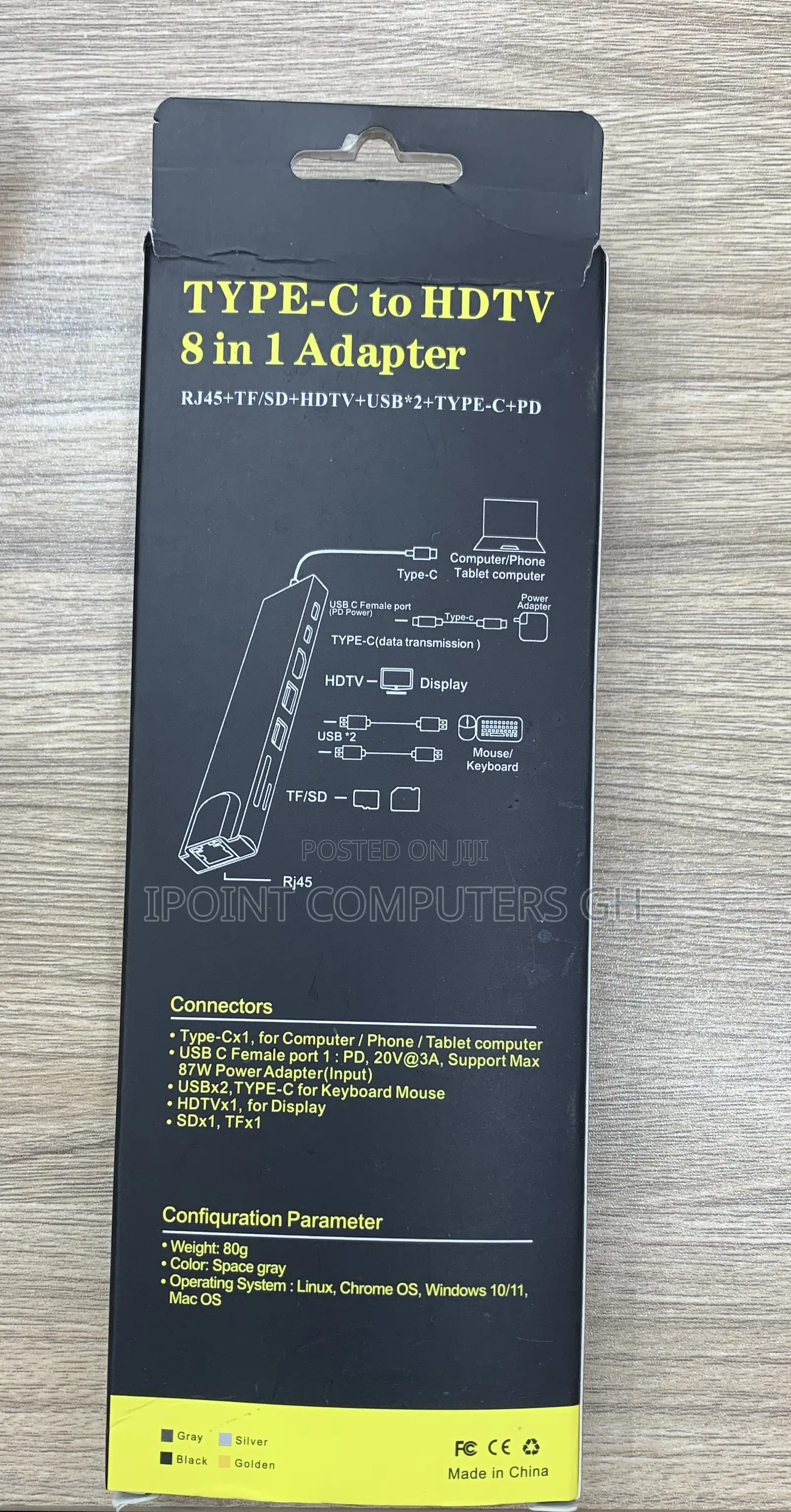Type C Hub to HDTV