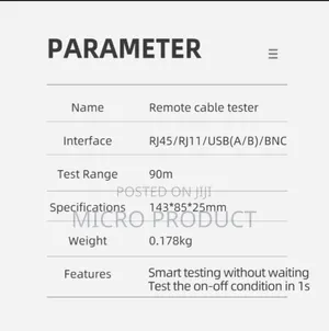 Remote Cable Tester
