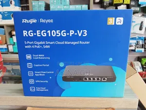 Ruijie 5 Port Gigabit Smart Cloud Managed Poe+ Router Rg-Eg105g-P-V3
