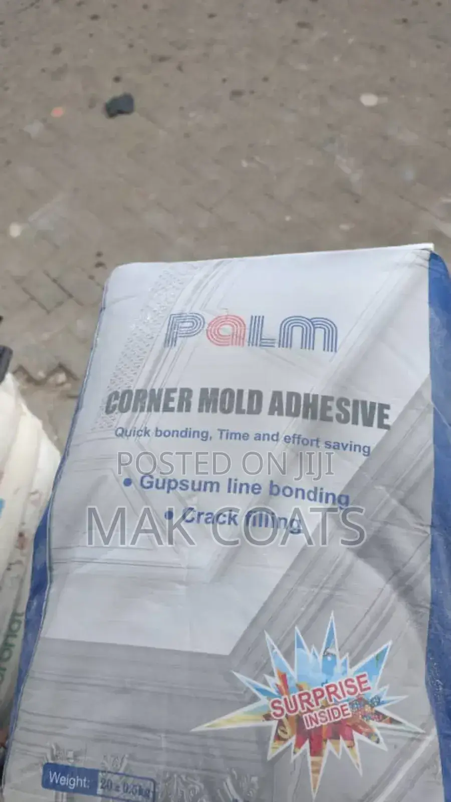 Palm Corner Mold Adhesive