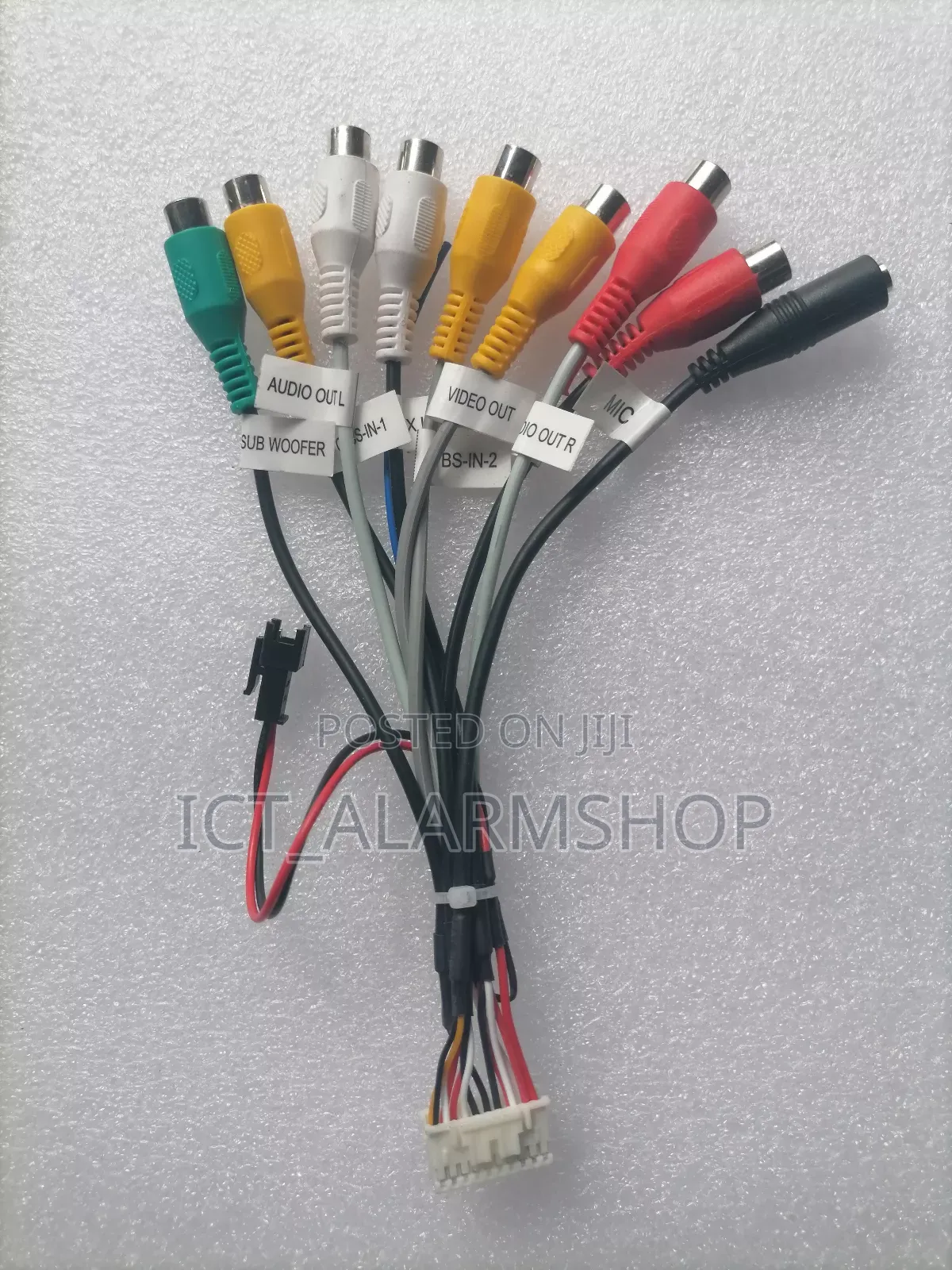 Rca Connectors for Car Audio and Video Input